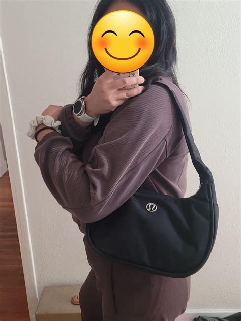 lululemon white shoulder bag